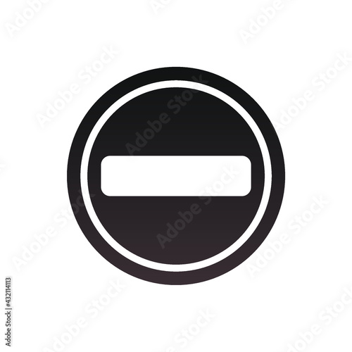 Free Download minus symbol for no entry warning, - GFXLoad