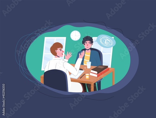 Therapist consultation. Doctor appointment. Remedy recommendation image
