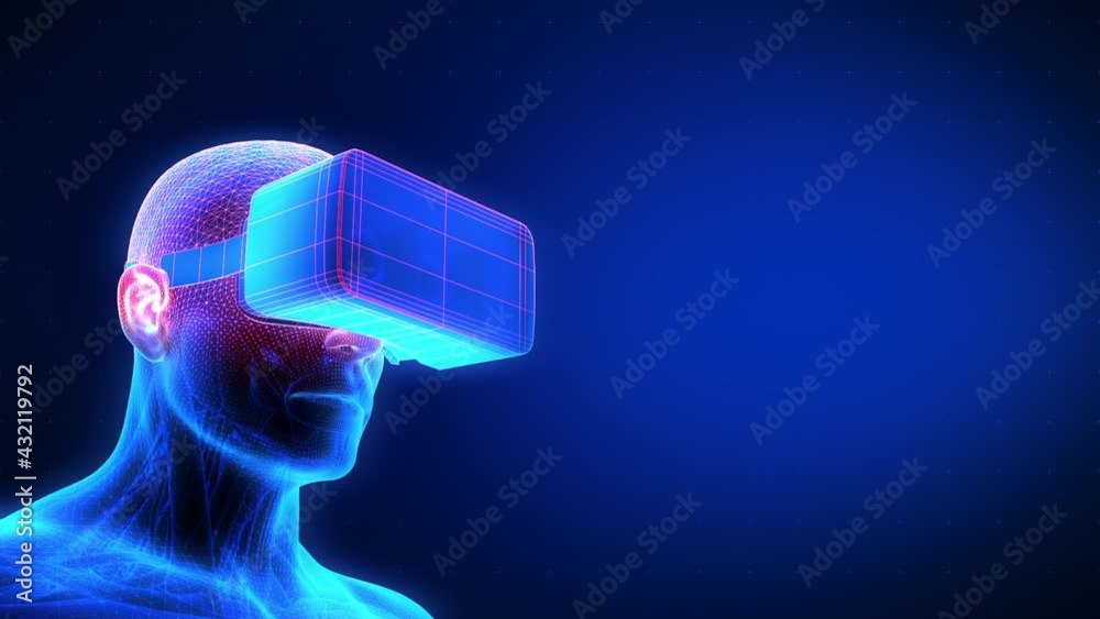 Oculus Virtual Reality Gear With Human Anatomy Backdrop can be used as