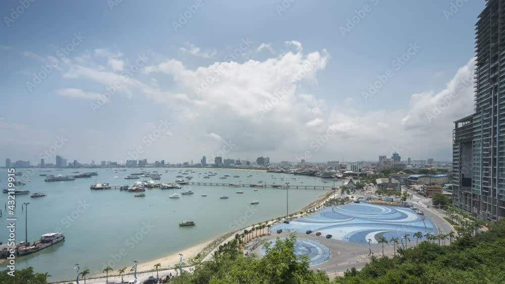 Pattaya City Lookout over Bali Hai Pier Pattaya City Lookout over Bali Hai Pier