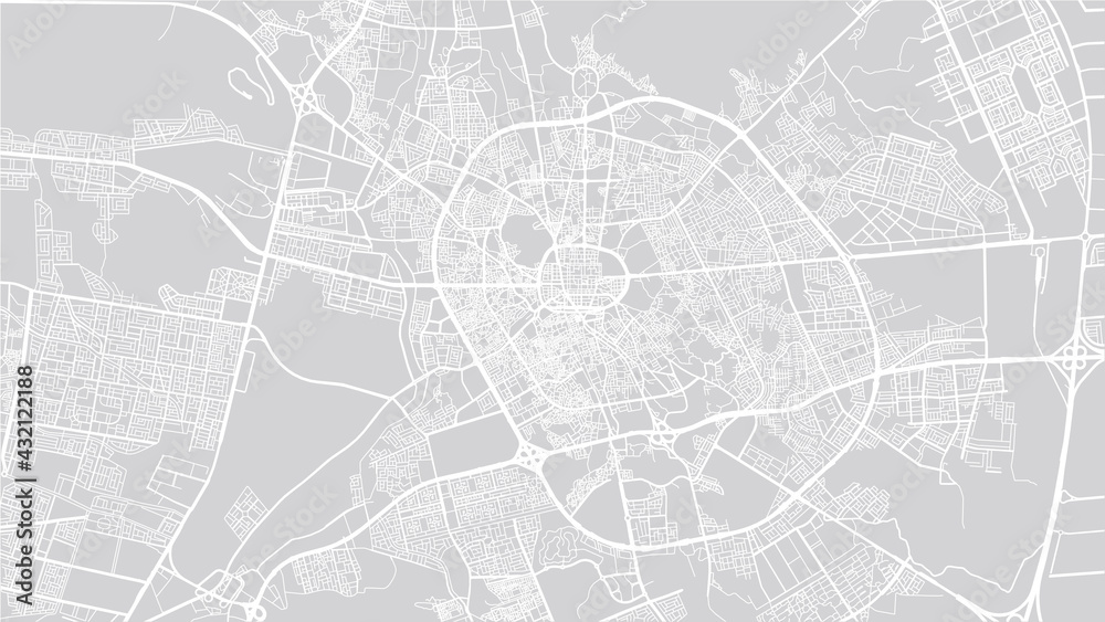 Urban vector city map of Sultanah, Saudi Arabia, Middle East