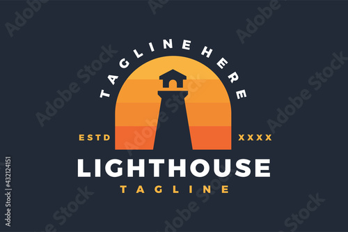 orange lighthouse logo