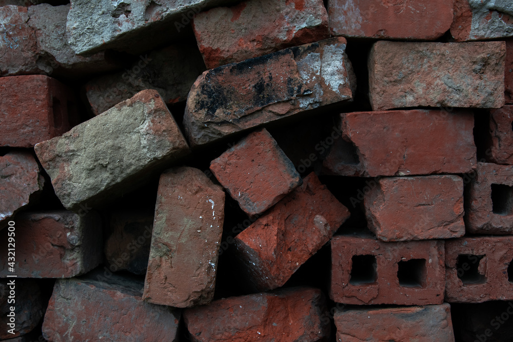 Different aged bricks. Pattern. Wallpaper. Different aged bricks. Pattern. Wallpaper.