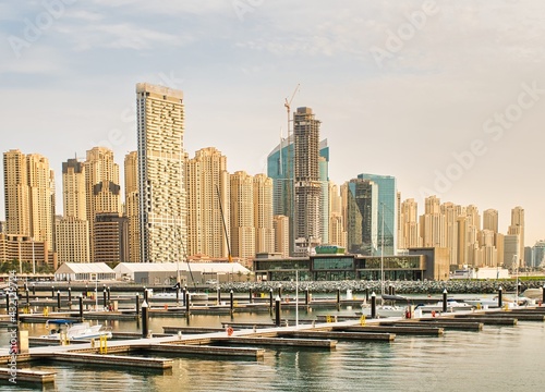 architectural landscape of the coast of the city of Dubai © Igor