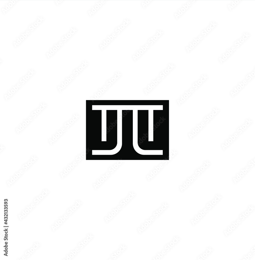 IJTI initial letters monogram of the company name. IJTI company logo on black color. IJTI initial letters monogram of the company name. IJTI company logo on black color.