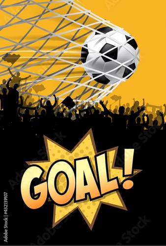 Wallpaper Mural soccer fire goal Torontodigital.ca