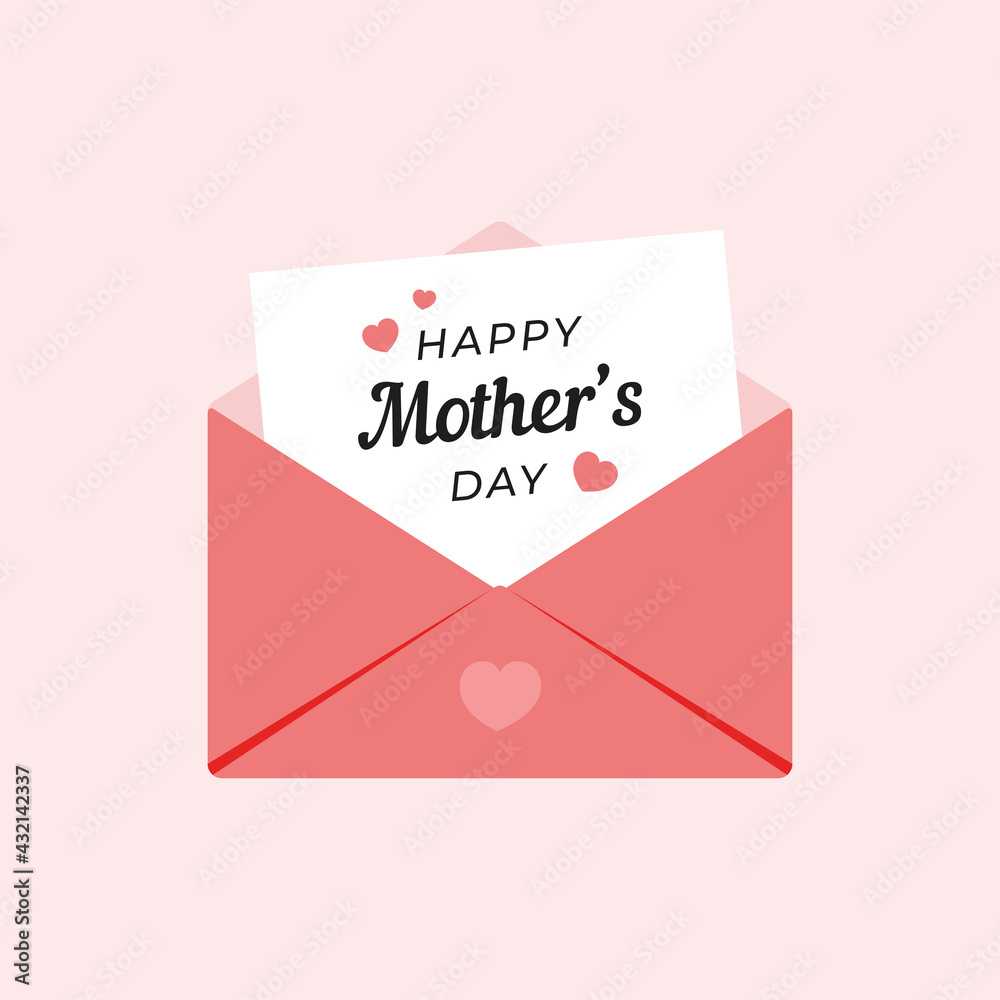 Happy Mother's Day with envelope Happy Mother's Day with envelope