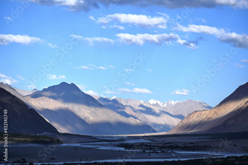 Mountain landscape on the way to Pangong, Ladakh, India © RealityImages