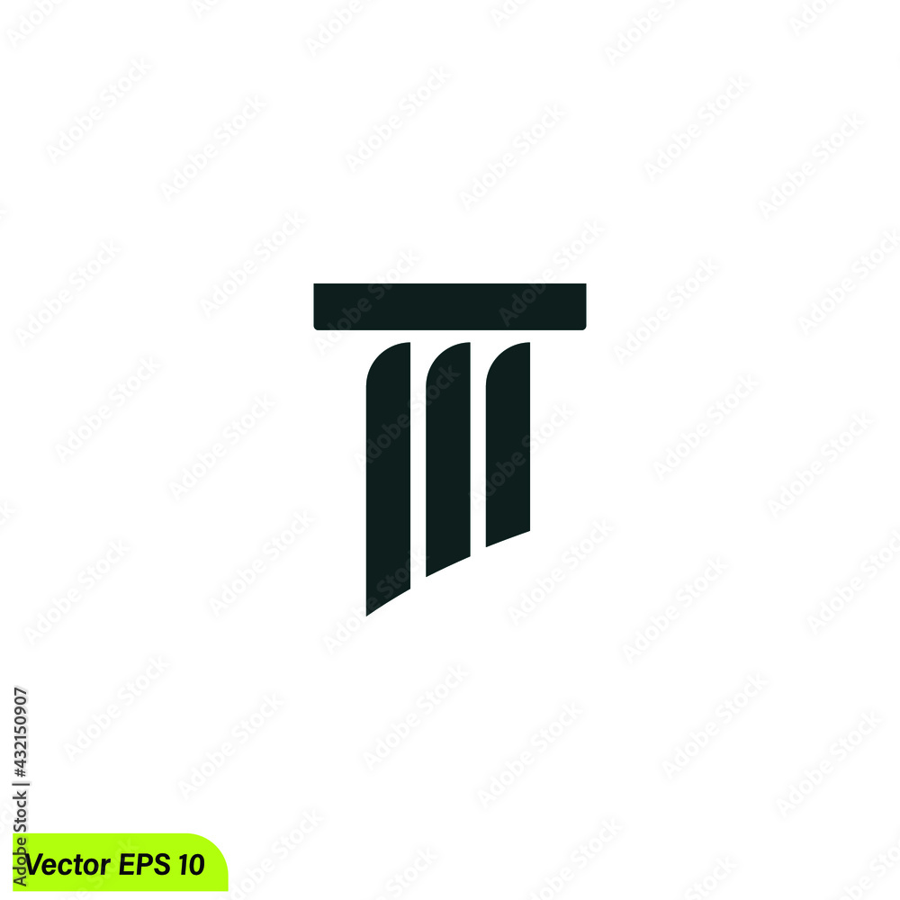 pillar icon lawyer court symbol vector illustration pillar icon lawyer court symbol vector illustration