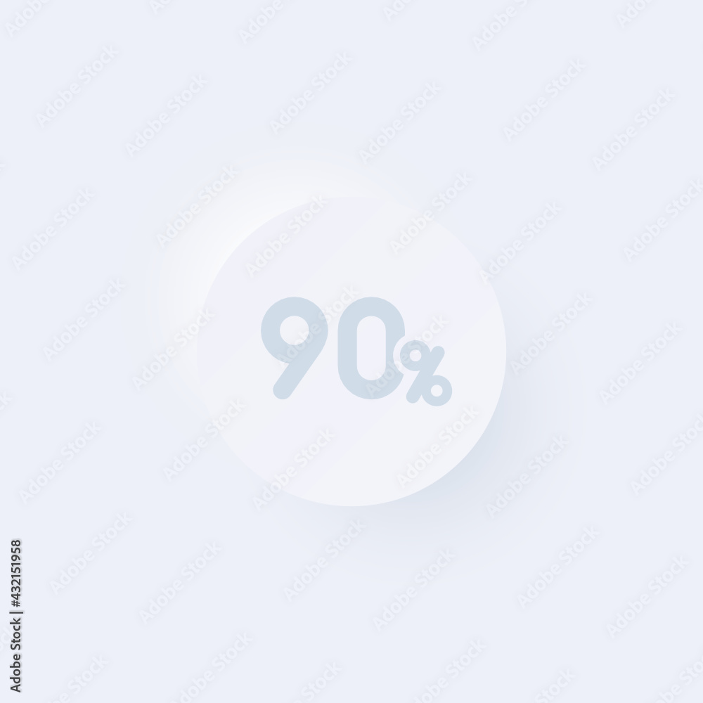 90% - Sticker