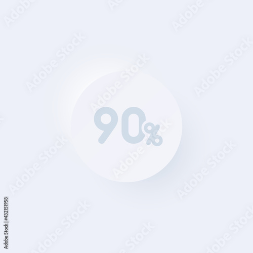 90% - Sticker
