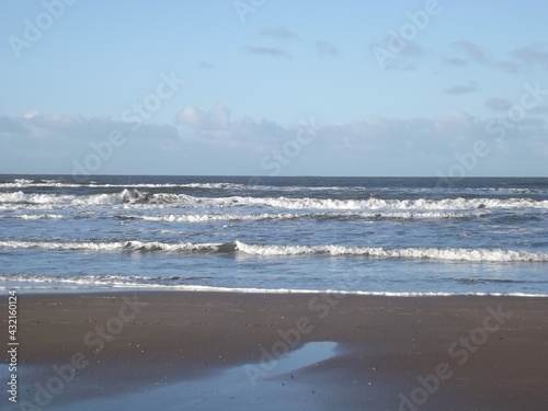 North Sea waves (North Holland, Netherlands) Nordseewellen (Nordholland, Niederlande)
