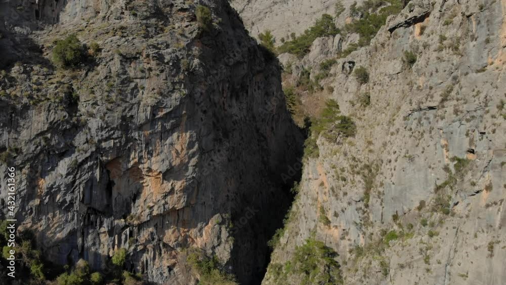 Aerial Drone Shot Bird Eye View on Sapadere Canyon, Turkey, Pamphylia, Alanya Aerial Drone Shot Bird Eye View on Sapadere Canyon, Turkey, Pamphylia, Alanya