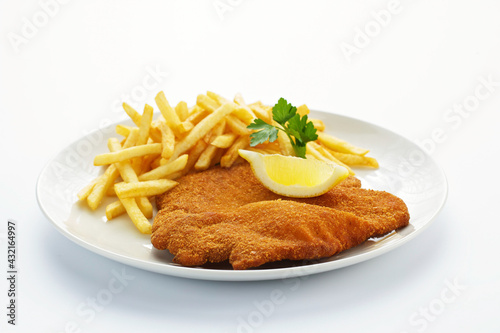 Wiener Schnitzel mit Pommes Frites