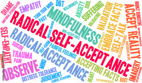 Radical Self-Acceptance Word Cloud