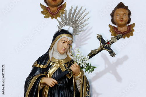 Saint Rita of Cassia Statue religious image photo