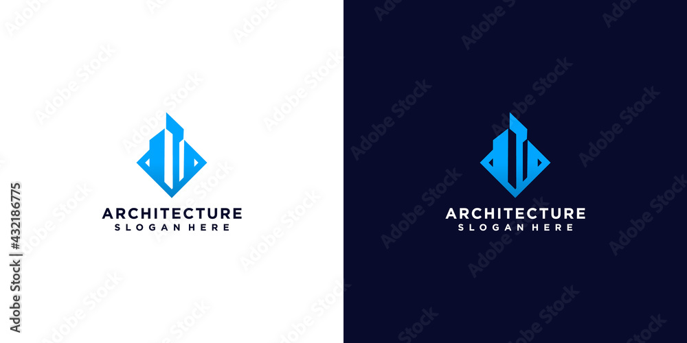 Fototapeta premium Building Logo Vector Design Template