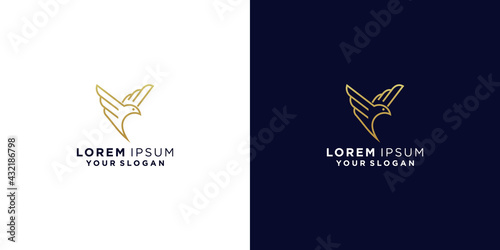 bird line logo design inspiration