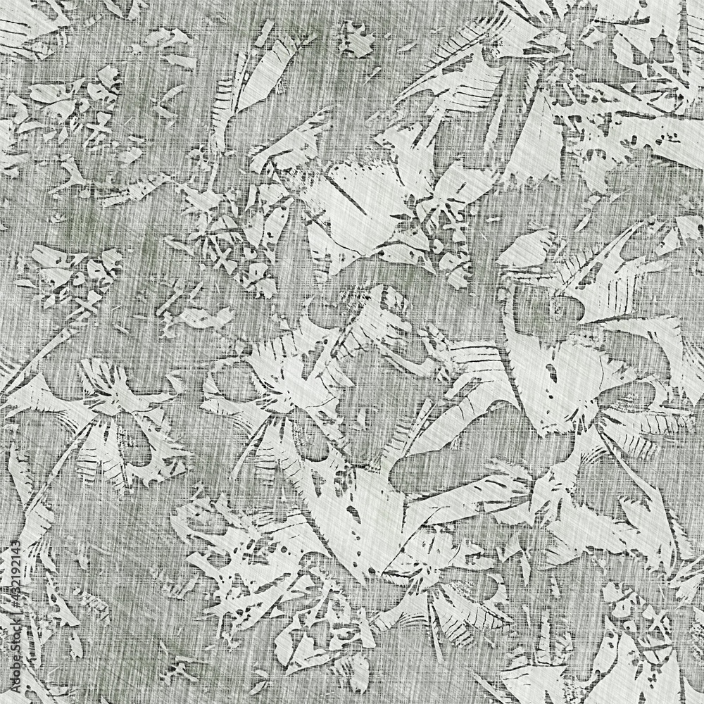 Obraz premium Seamless hand drawn pencil sketch pattern for surface print. High quality illustration. Ornate hand drawn look with lights and shadows and crosshatch texture. Ornate abstract design in perfect repeat.