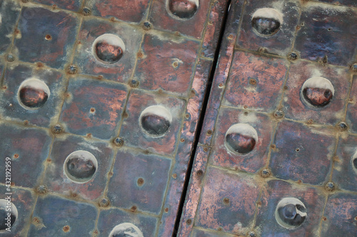 rusty iron metal texture pattern backdrop