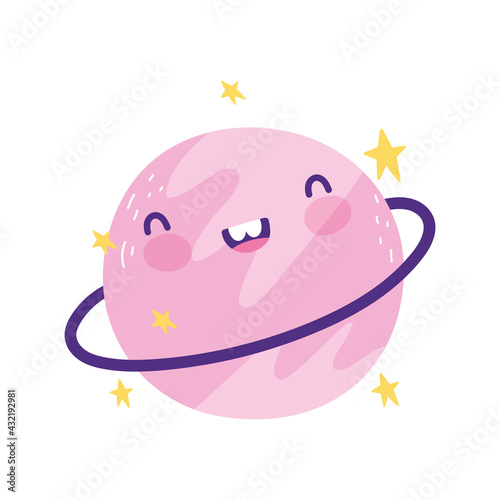 cute planet cartoon