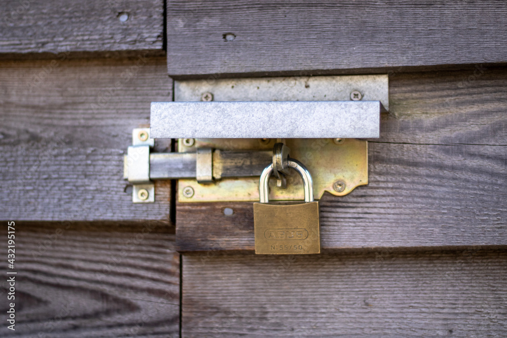 lock on the door lock on the door