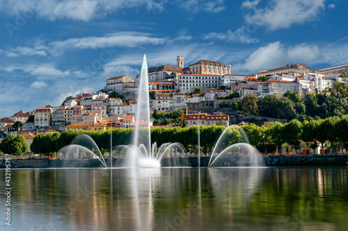 view of the river mondego and coimbra photo