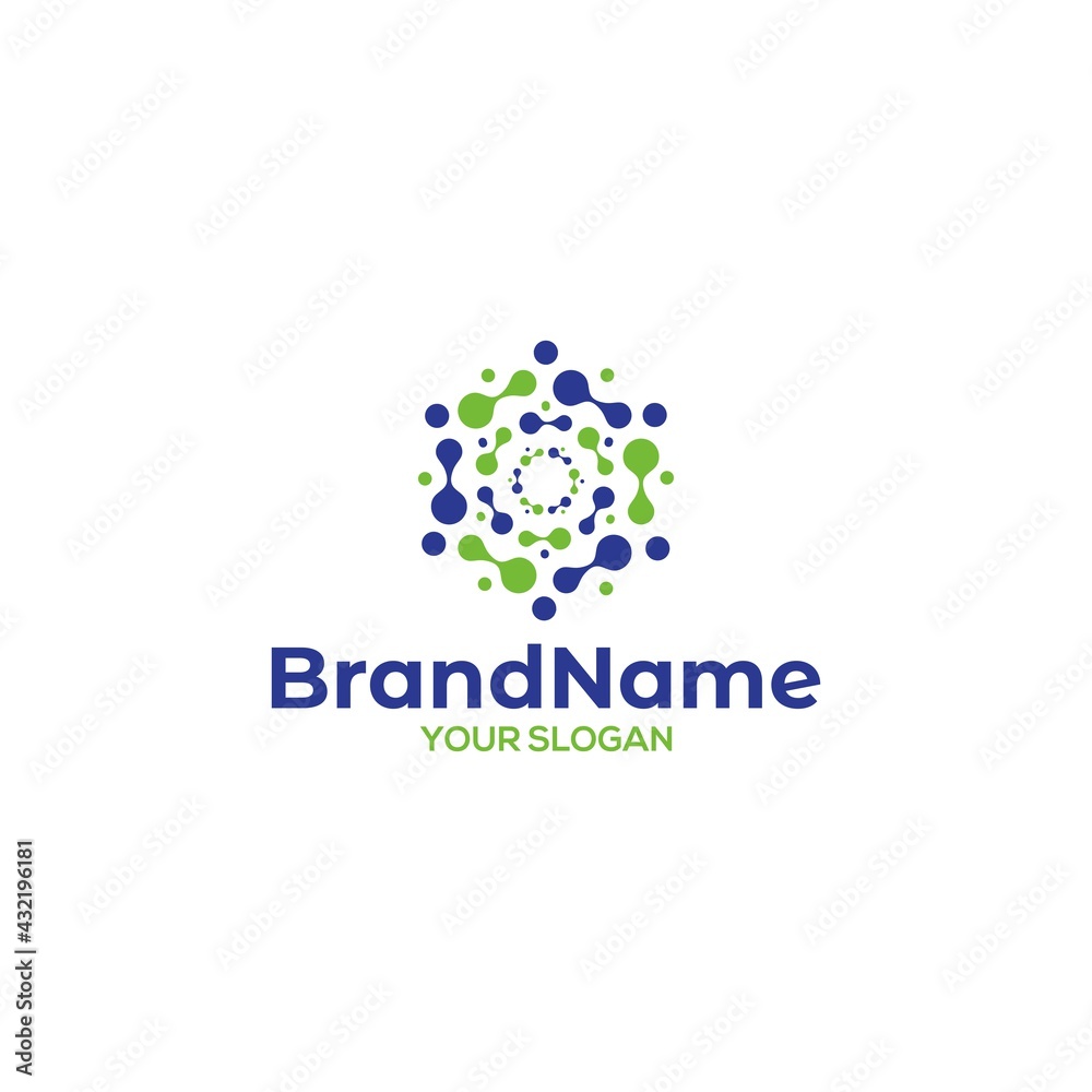 Tech Hexagon Logo Design Vector Tech Hexagon Logo Design Vector