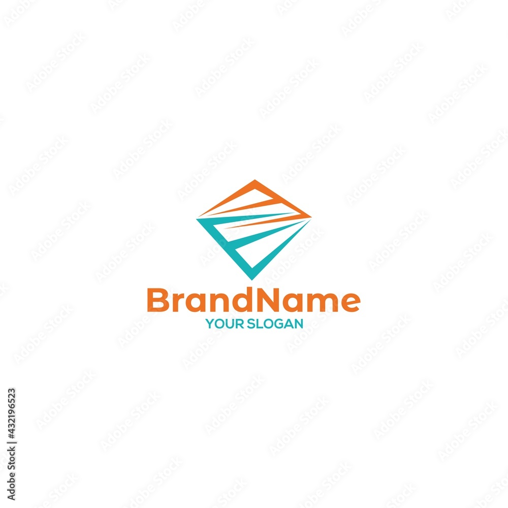 EM Diamond Logo Design Vector EM Diamond Logo Design Vector