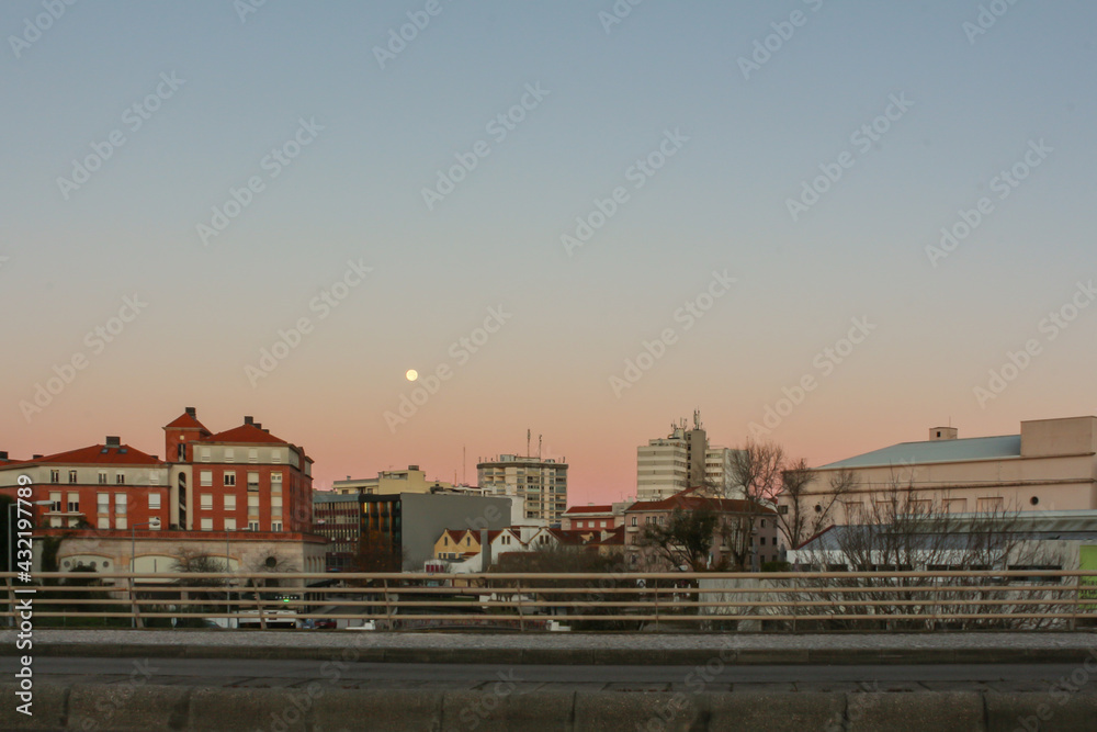 
Urban landscape, partial view of tourist spots in the region within the city of Aveiro, District of Aveiro Portugal.