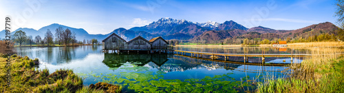 Photography landscape at the lake kochel - bavaria