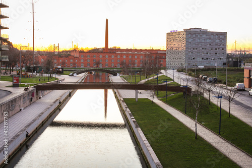 Photography Urban landscape, partial view of tourist spots in the region within the city of Aveiro, District of Aveiro Portugal