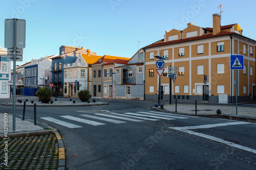 Largo do Rossio, partial view of the central region and touristic point of the city of Aveiro, Portugal,  © João