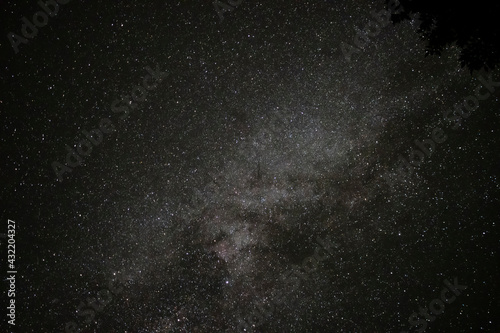 The Milky Way  as seen from Lago di Antrona  Piemonte  Italy.