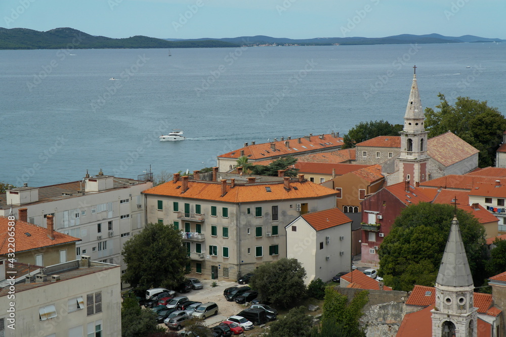 Fototapeta premium Zadar in Croatia, Summer