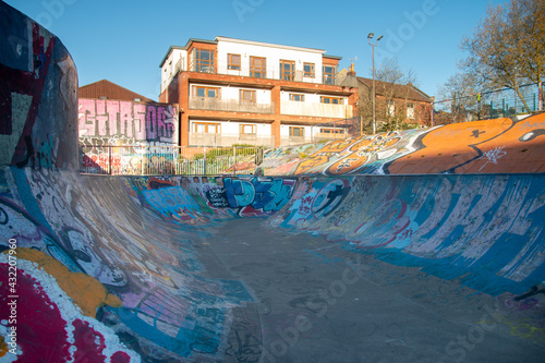 Skate park in Bristol, UK