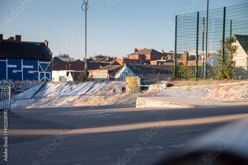 Skate park in Bristol, UK