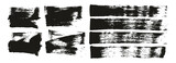 Flat Sponge Regular Artist Brush Short Background & Straight Lines Mix High Detail Abstract Vector Background Mix Set 
