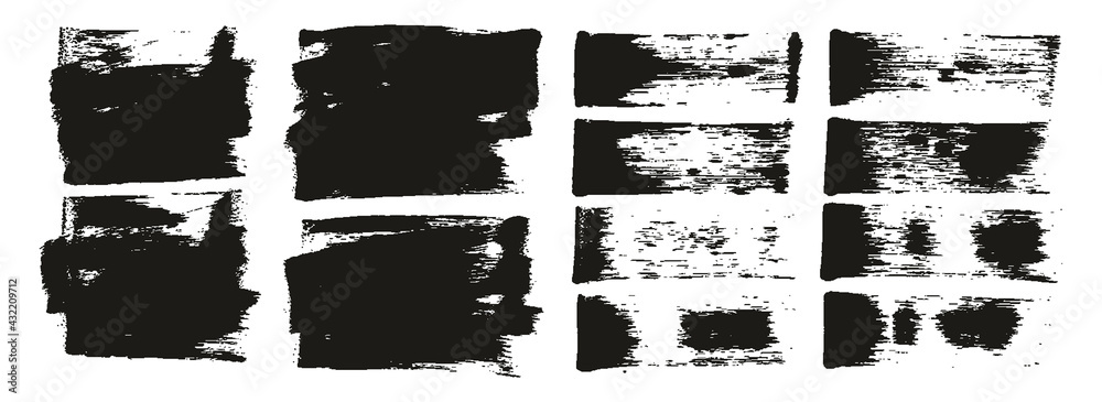 Flat Sponge Regular Artist Brush Short Background & Straight Lines Mix High Detail Abstract Vector Background Mix Set Flat Sponge Regular Artist Brush Short Background & Straight Lines Mix High Detail Abstract Vector Background Mix Set