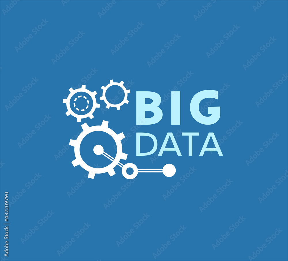 Modern big data symbol Modern big data symbol