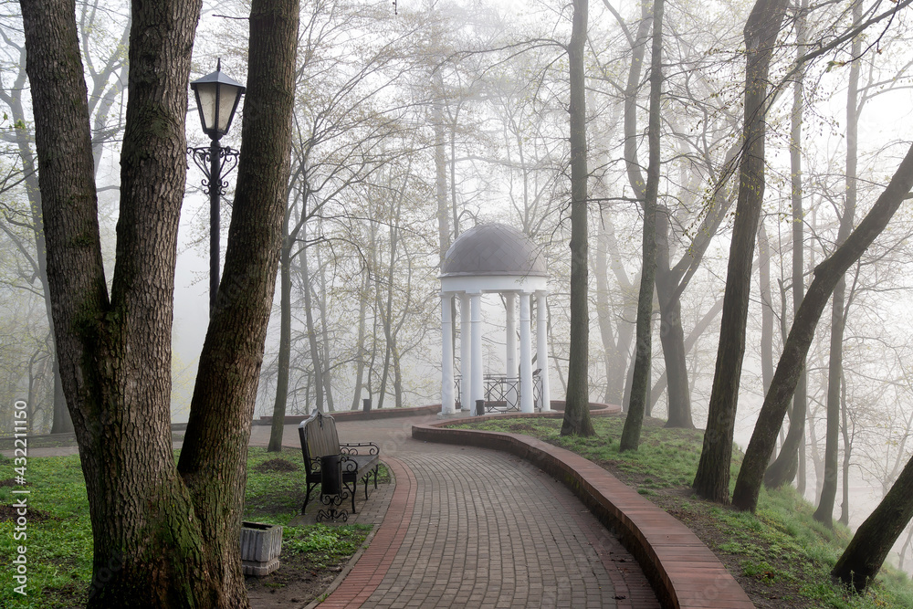 Obraz premium Palace of the Rumyantsevs and Paskevichs. Gomel palace and park ensemble in winter named after Lunacharsky. Gomel. Belarus. Spring in the Gomel park. Museum. Sights of Gomel.