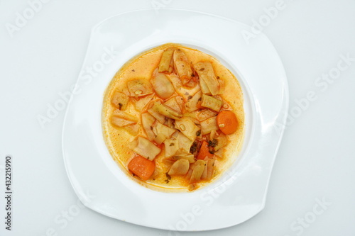 beans soup,ciorba de pastai photo