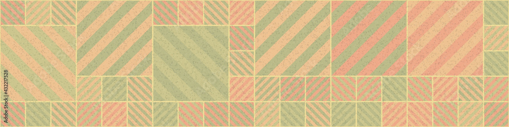 Fototapeta premium Abstract Geometric Pattern generative computational art illustration