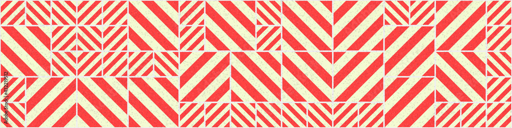 Obraz premium Abstract Geometric Pattern generative computational art illustration