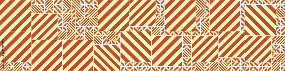 Obraz premium Abstract Geometric Pattern generative computational art illustration