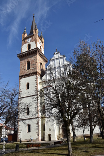 ROMANIA, Bistrita Evangelical Church Tower  IN 2016 photo