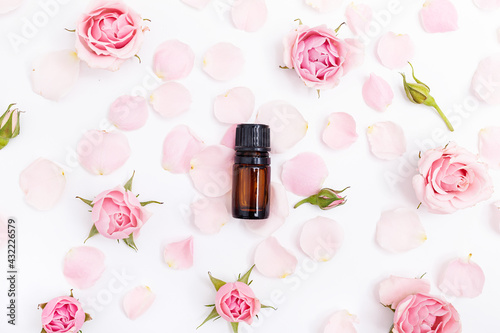 Aromatherapy concept with product ingredients