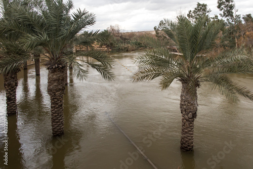 Qasr el Yahud near Jericho  according to tradition it is the place where the Israelites crossed the Jordan River where Jesus was baptized. Israel s border with Jordan