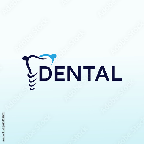 online dental guard service logo design templates