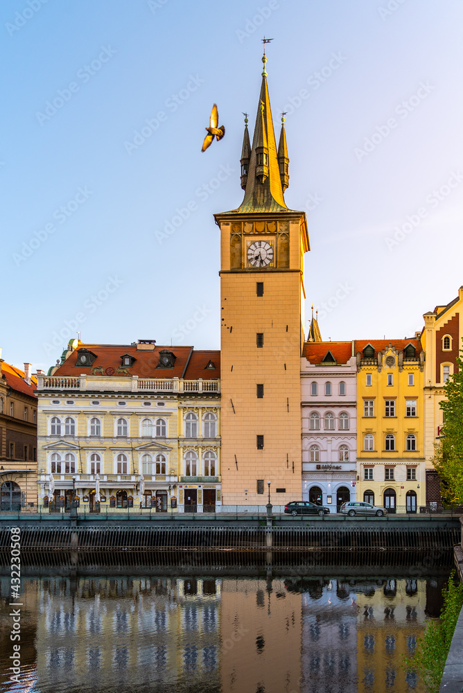 Old Town Waterworks Tower in Prague